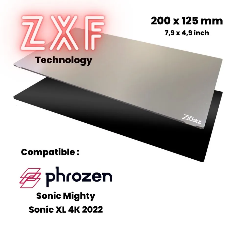Zimple Starter Kit Résine plateau 200x125 Mighty 4K Sonic XL 4K