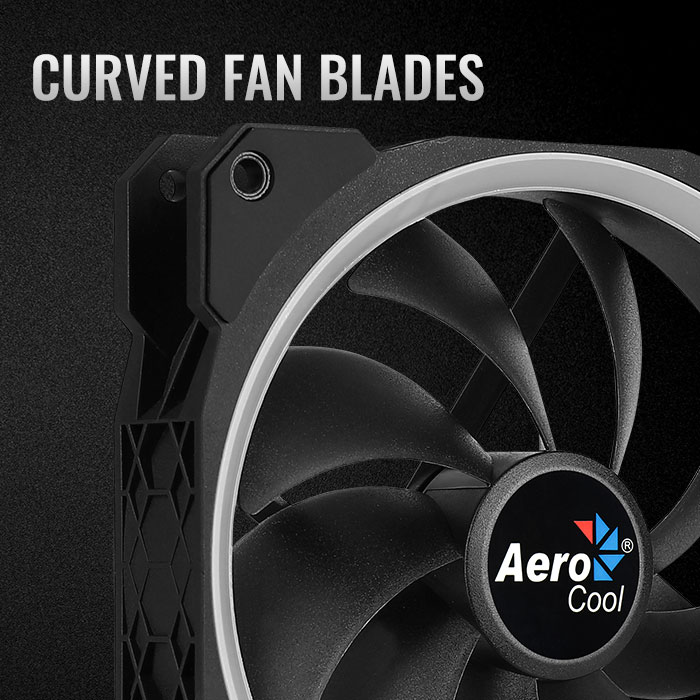 AeroCool Orbit RC Kit 3 Ventilateurs PC RGB 120mm