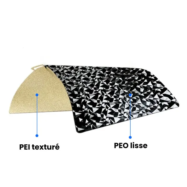 Ziflex Plateau Bambu Lab PEO PEI 257x257 double face lisse