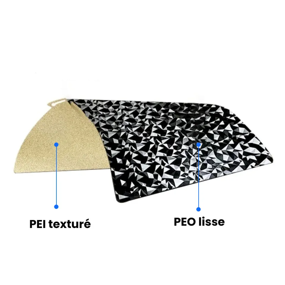 Ziflex Plateau Bambu Lab PEO PEI 257x257 double face lisse