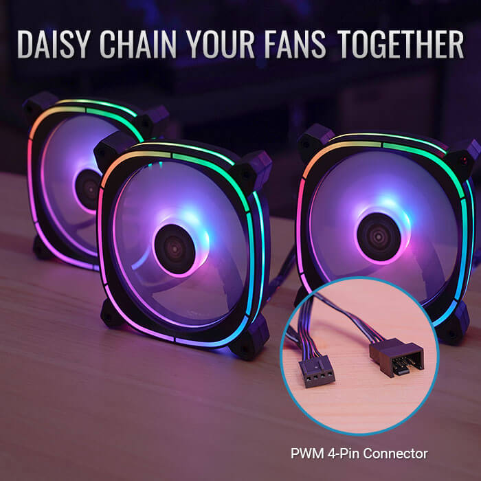 AeroCool Astro 12F PWM ventilateur PC 120 mm