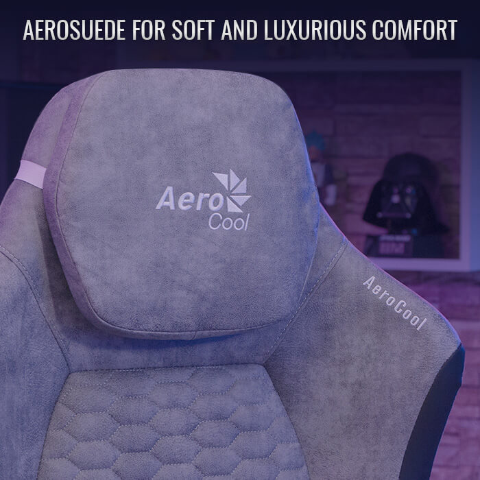 AeroCool Crown Plus chaise gaming AeroSuede noire