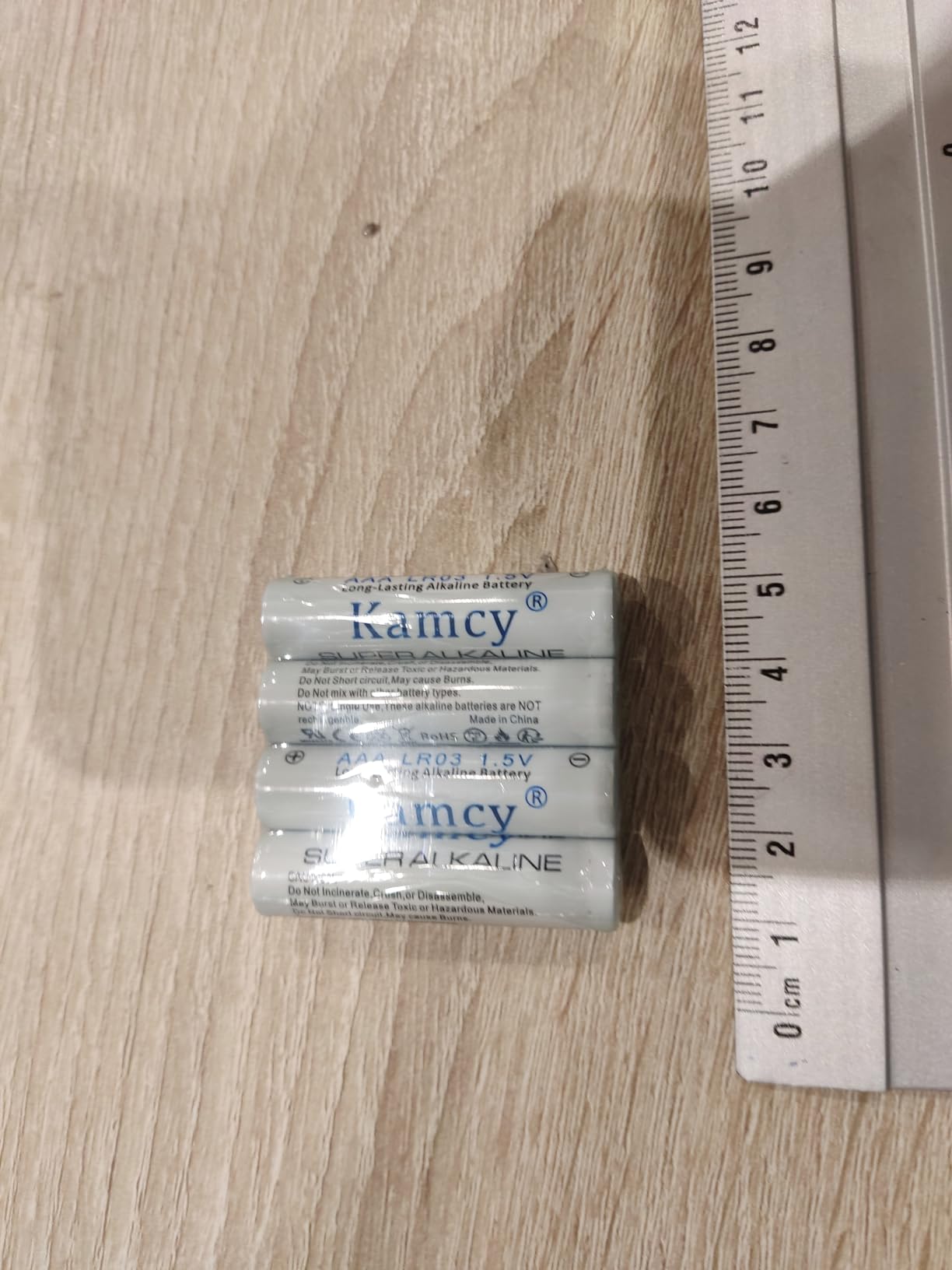 KAMCY LR03 piles AAA alcalines lot de 12 1,5V longue durée