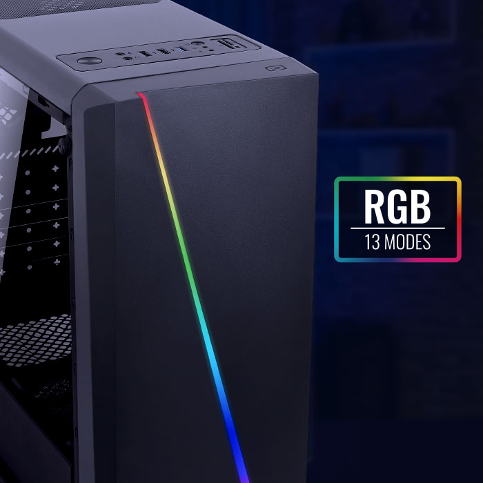 AeroCool Cylon Tempered Glass boîtier PC verre trempé