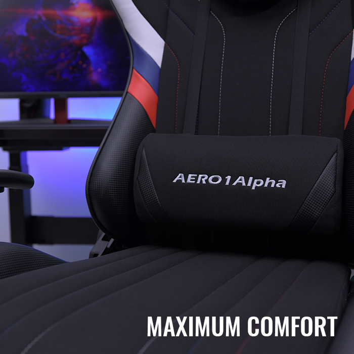 AeroCool Aero 1 Alpha fauteuil gamer tissu noir 150 kg