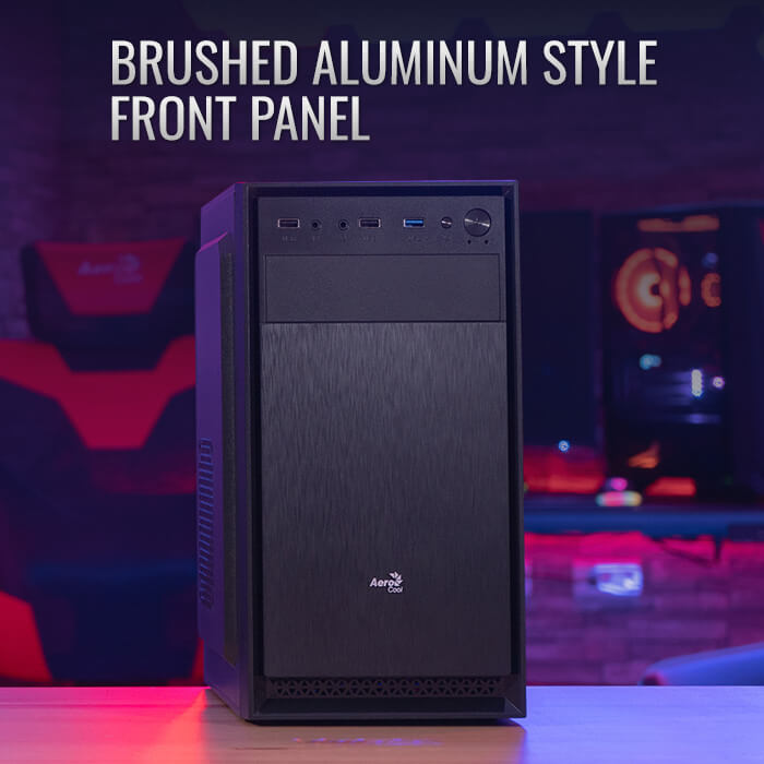 AeroCool CS-104 boîtier PC moyen tour noir