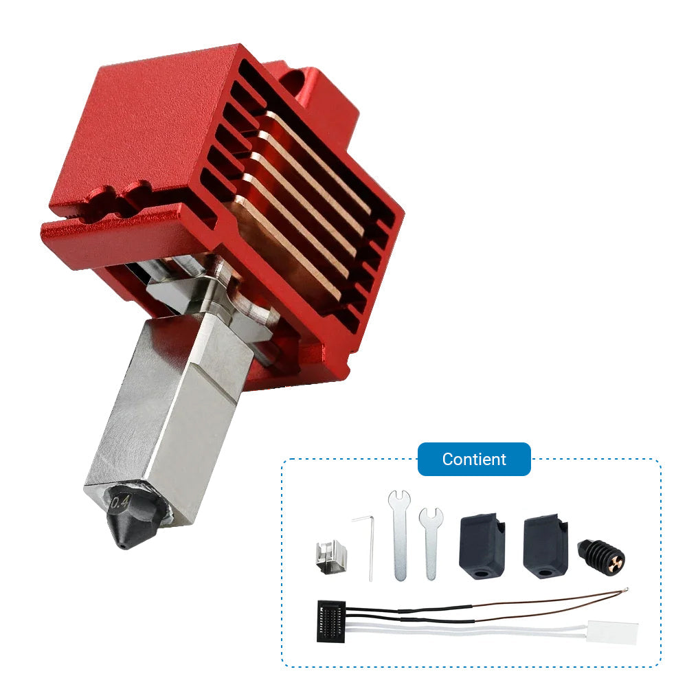Zimple V3.0 Hotend Imprimante 3D P1 X1E Kit Thermistor