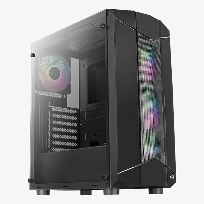AeroCool Sentinel boîtier gamer ARGB 4 ventilateurs 120mm
