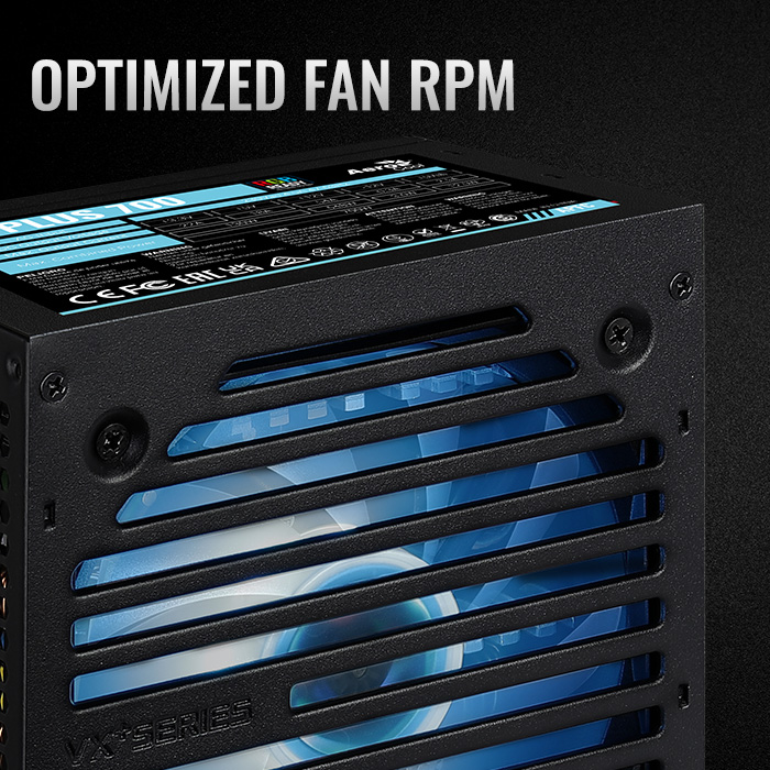 AeroCool VX PLUS Stealth 700 RGB alimentation PC 700W RGB