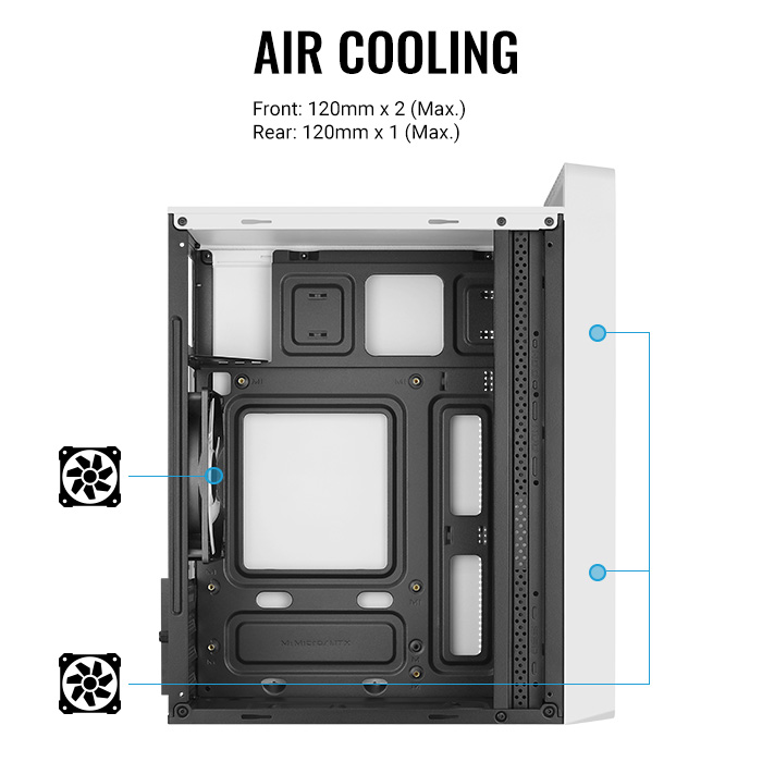 AeroCool CS-109 White boitier PC blanc