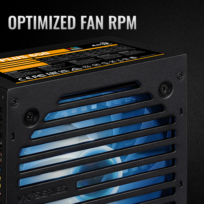 AeroCool VX Plus Stealth 650 RGB alimentation PC 650W