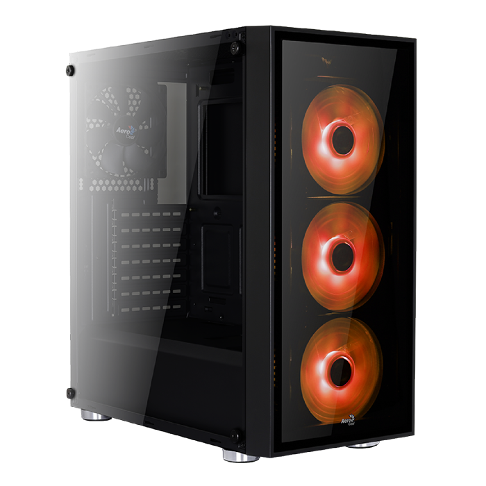 AeroCool Quartz RGB boîtier PC moyen tour verre trempé