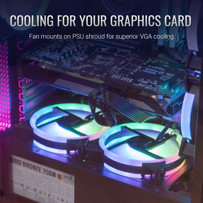 AeroCool Scape ARGB boîtier PC moyen tour noir
