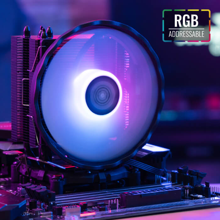 AeroCool Rave 4 ARGB boîtier PC moyen tour noir
