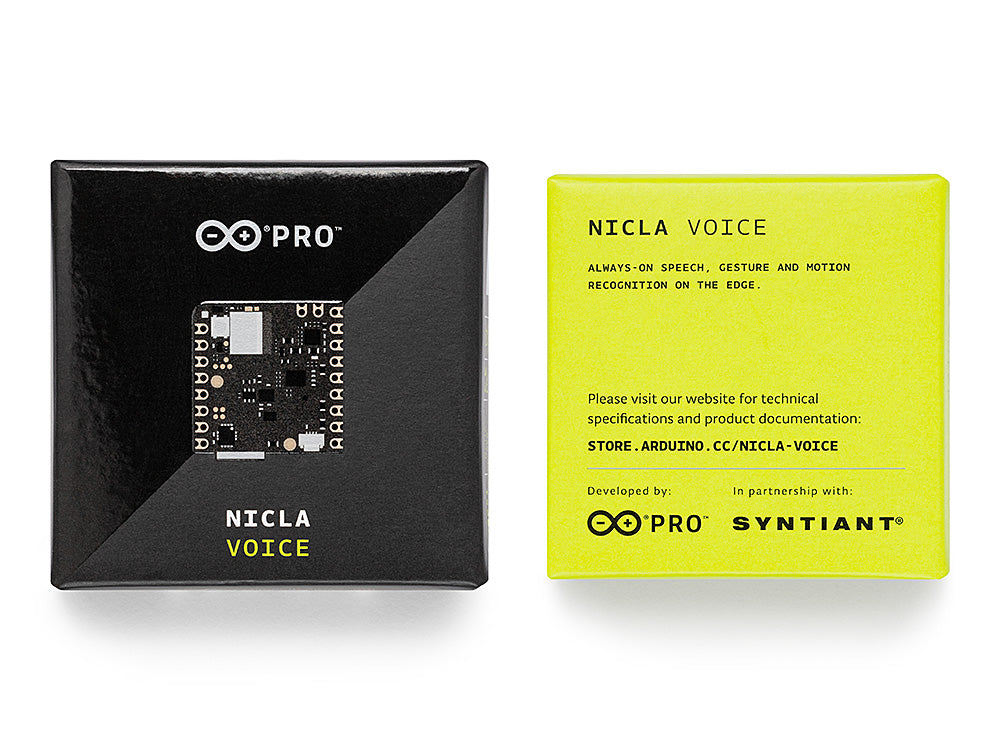 Arduino Nicla Voice carte vocale BLE 22mm