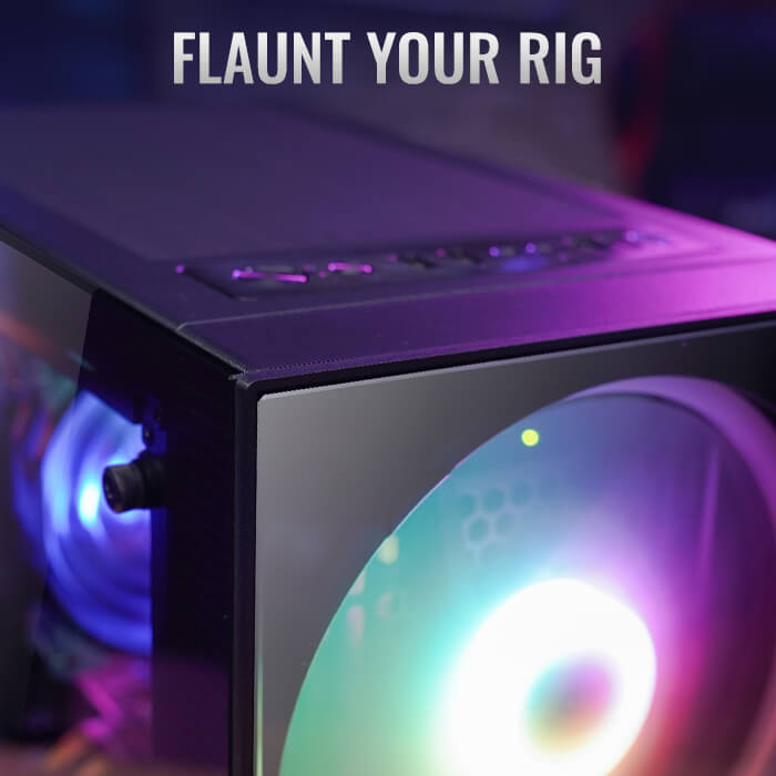 AeroCool Python boitier PC verre trempé ARGB