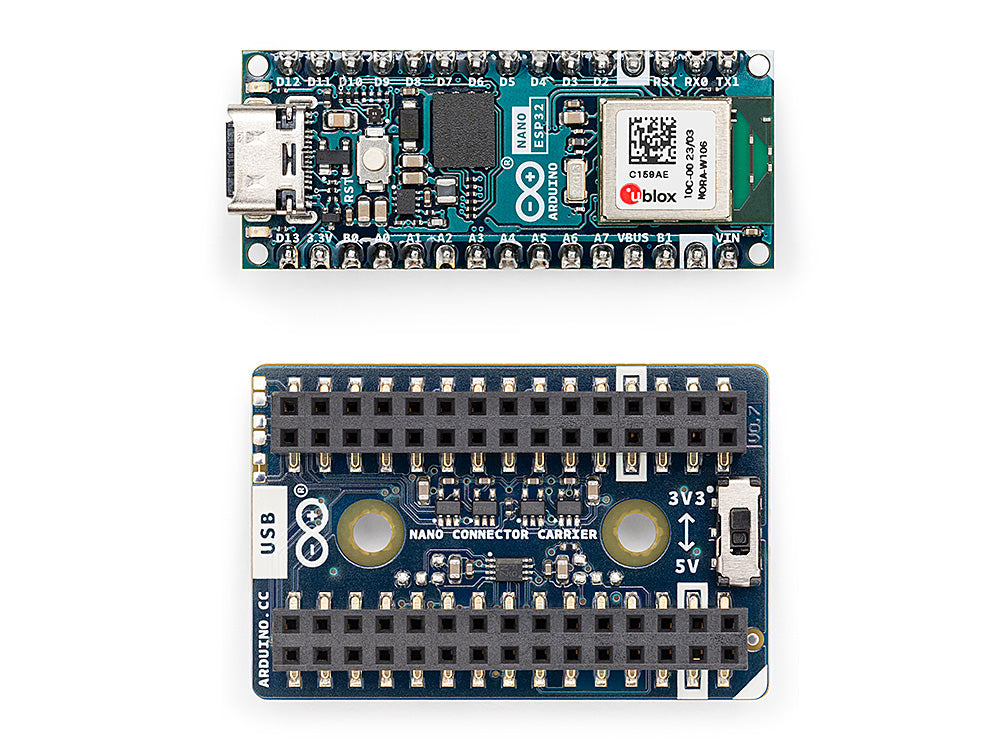 Arduino Nano ESP32 Connector Bundle kit carte + carrier