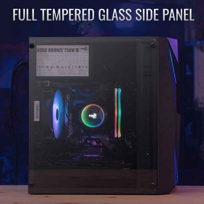 AeroCool Raider Mini boîtier PC mini tour compact noir