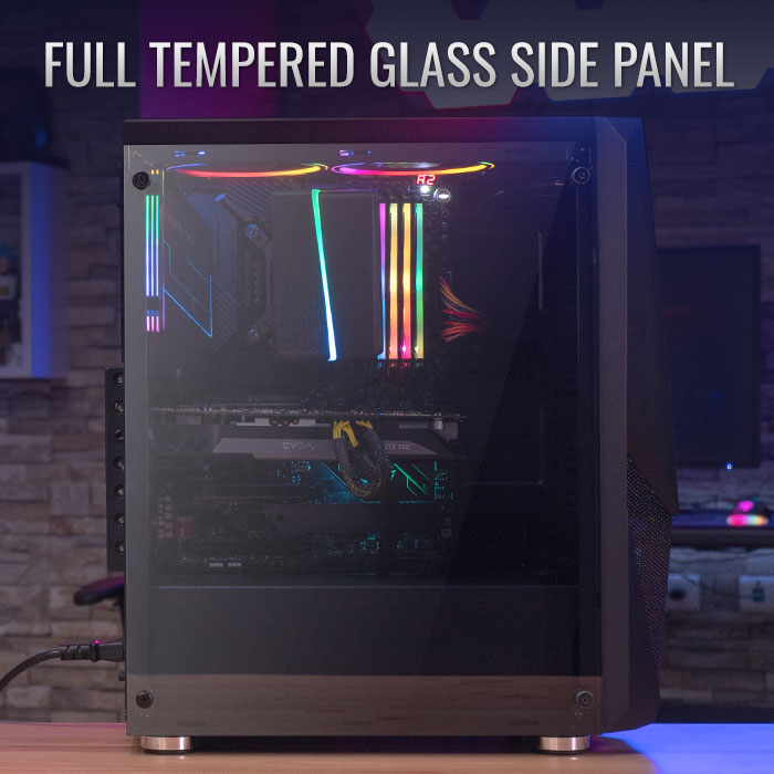 AeroCool Zauron boîtier PC moyen tour vitré