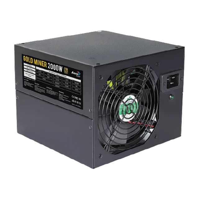 AeroCool Gold Miner 2000W alimentation PC mining