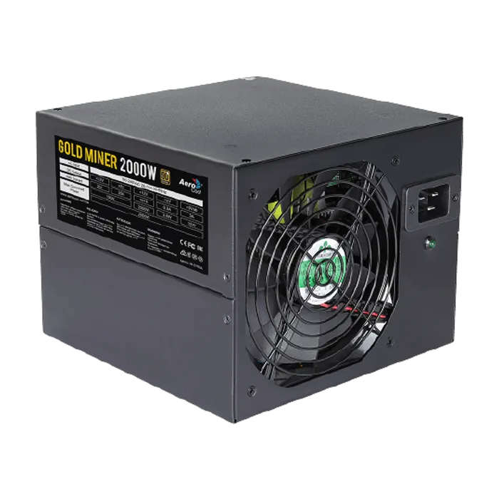 AeroCool Gold Miner 2000W alimentation PC mining
