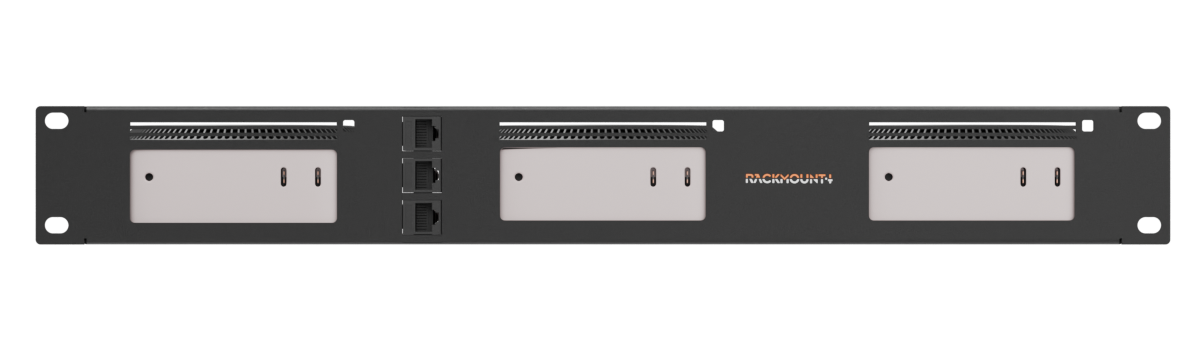 RACKMOUNT.it Apple RM-AP-T3 kit rack 19" 3x Mac Mini M4 M5 M6