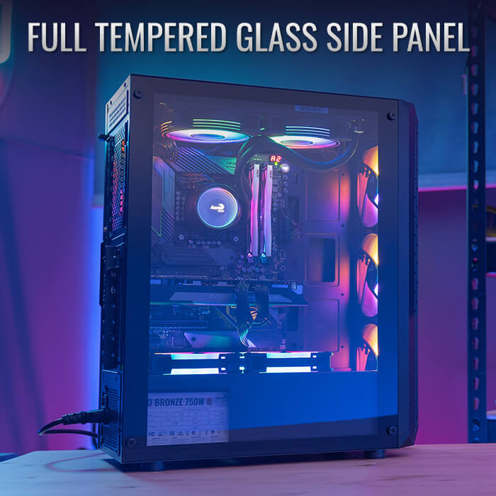 AeroCool Beam ventilateur PC RGB 120 mm éclairage LED