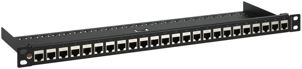 RACKMOUNT.it AC-PP2-BLK panneau 24 ports blindé 2/3U
