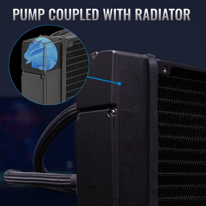 AeroCool Pulse L240 kit watercooling CPU 240mm RGB