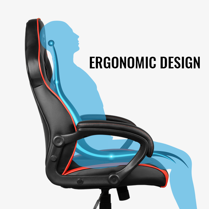AeroCool AC60C Air chaise gaming noir baquet ergonomique