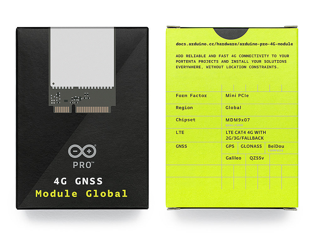 Arduino Pro 4G GNSS Module Global module 4G mini PCIe