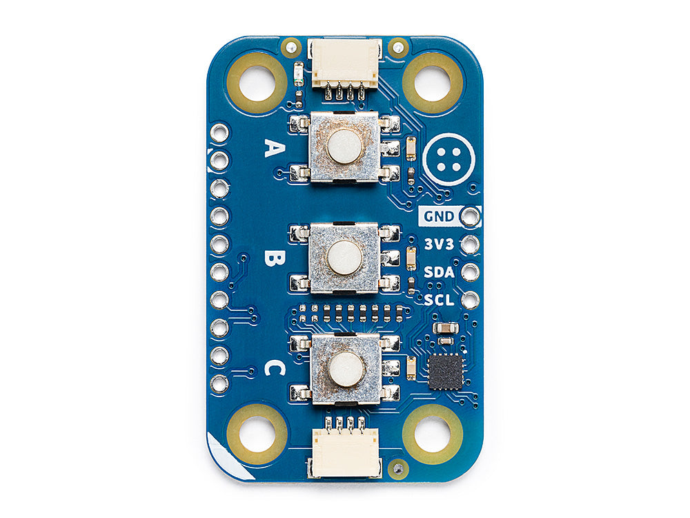 Arduino Modulino Buttons module 3 boutons Qwiic