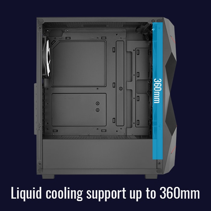 AeroCool Volcan boîtier PC tour gamer