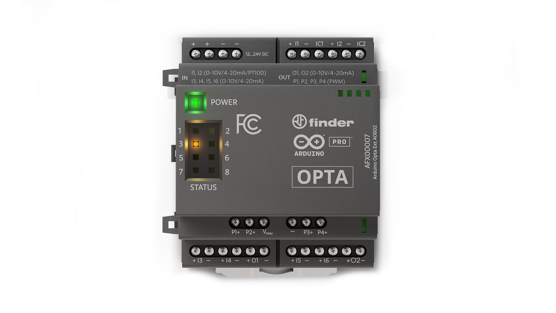Arduino Opta Ext A0602 module extension 6 entrées PWM