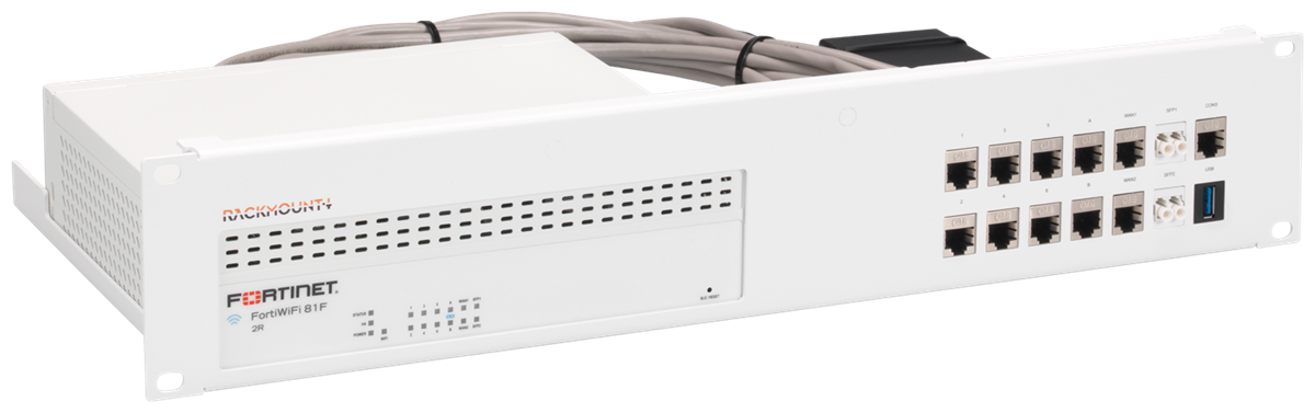 RACKMOUNT.it Fortinet Industrial RM-FR-T18I kit rack 19 FG-80F-PoE