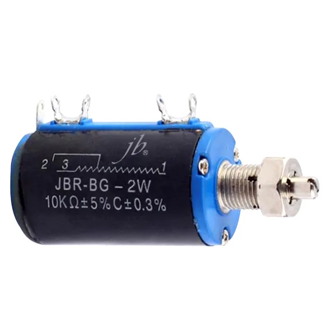 JB Capacitors JBR-BG potentiomètre bobiné verrouillable 2 W