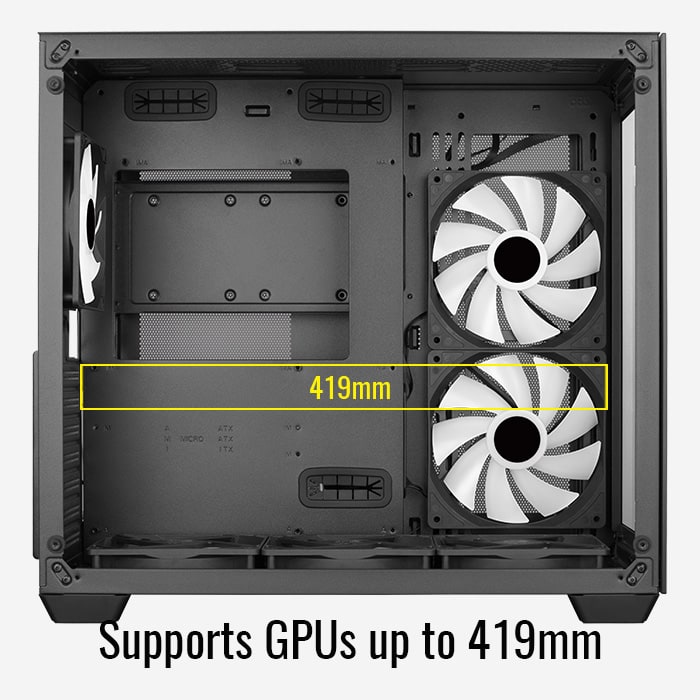 AeroCool Dryft boîtier gamer noir vitré