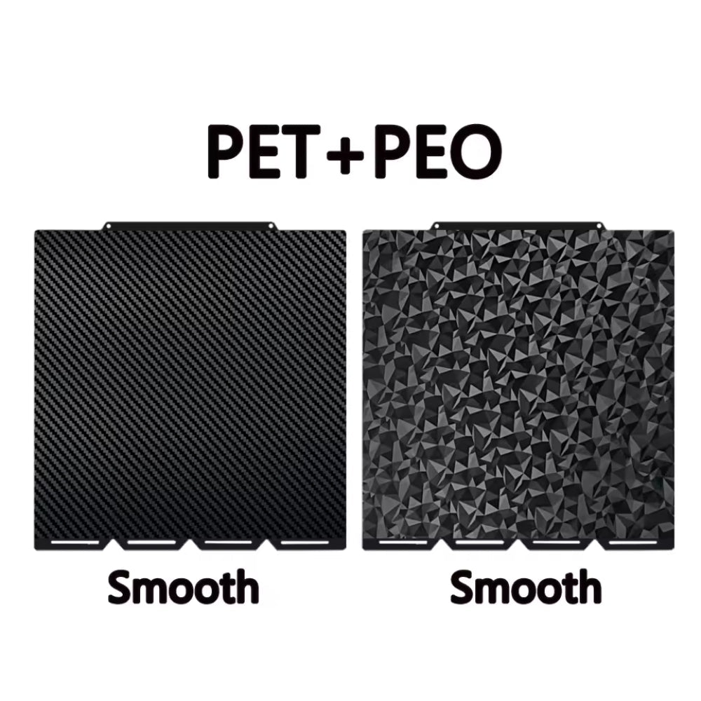 Zimple Plateau PET/PEO Snapmaker U1 effet carbone smooth