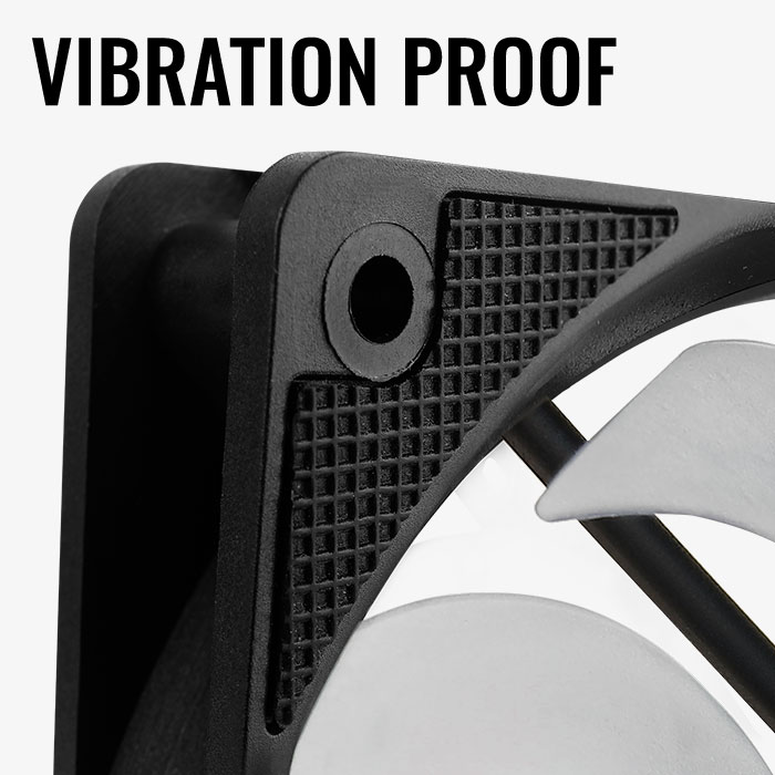 AeroCool Motion 12 Plus White ventilateur 120mm LED blanche