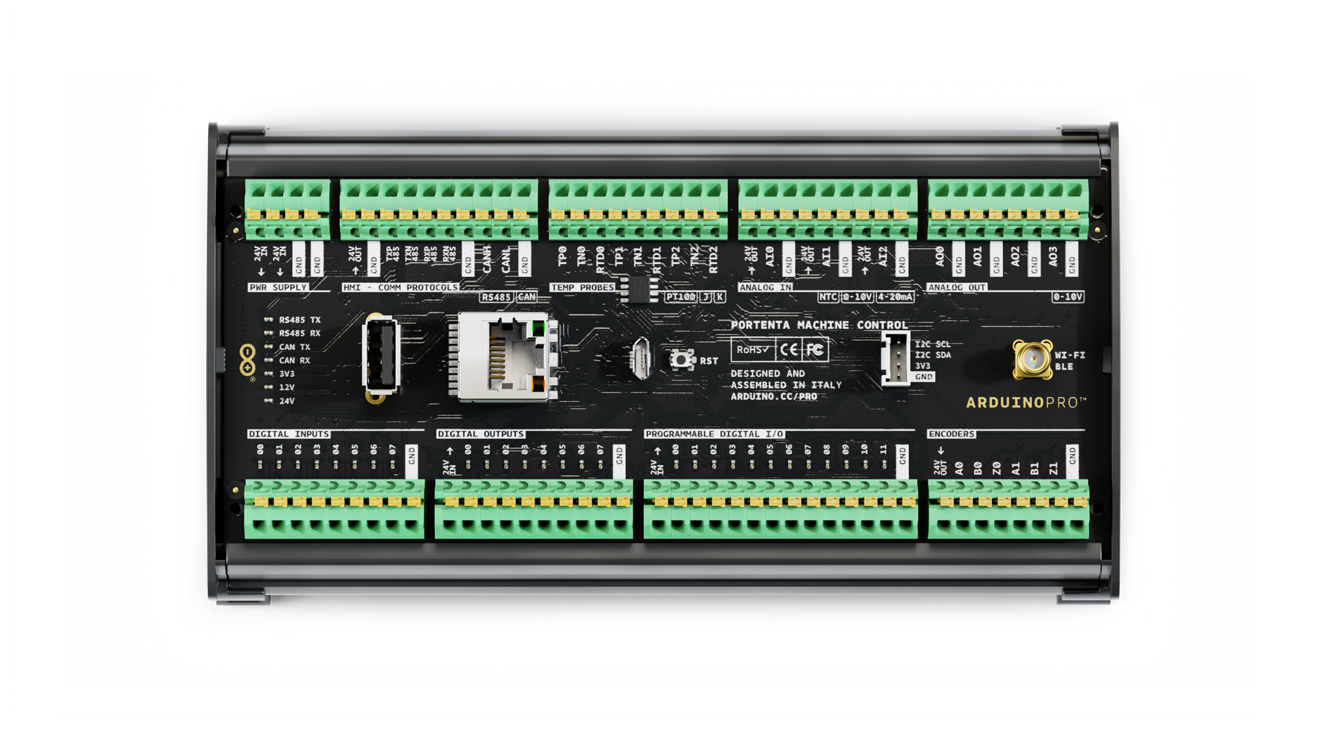 Arduino Portenta Machine Control contrôleur industriel PLC