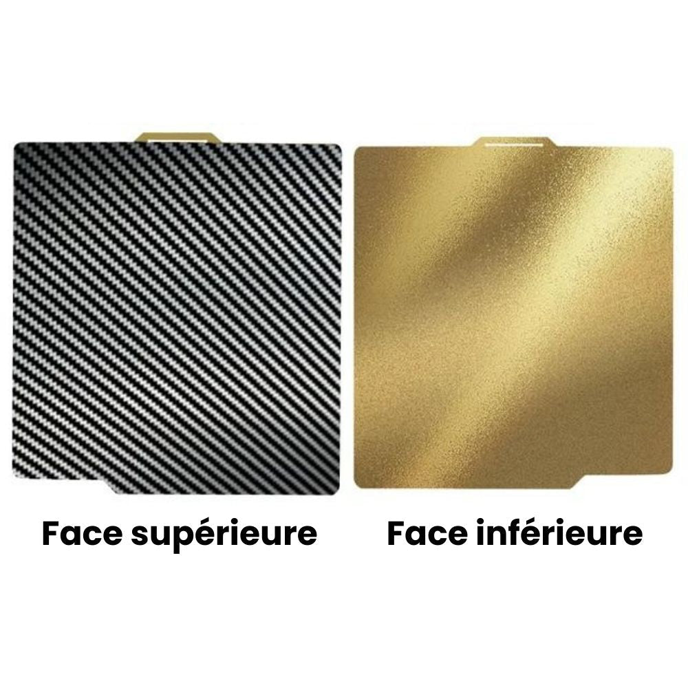 Zimple pour Bambu Lab PET PEI plateau impression 257x257 double face