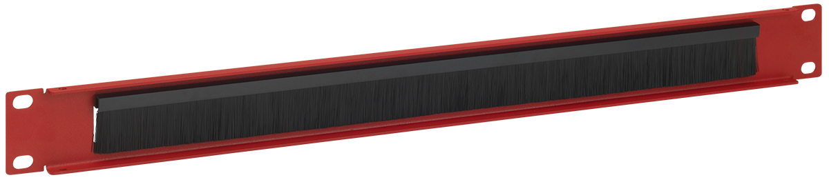 RACKMOUNT.it AC-BP3-WGR panneau brosse 1U 19" rouge
