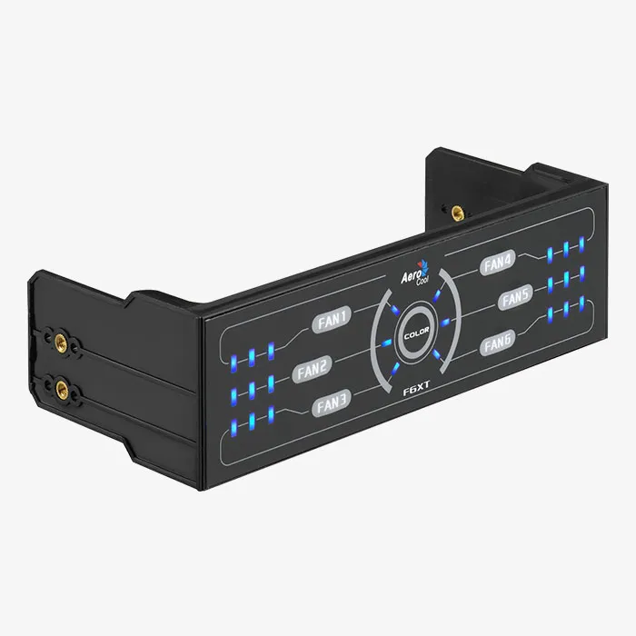 AeroCool F6XT contrôleur ventilateur 6 canaux 3 vitesses