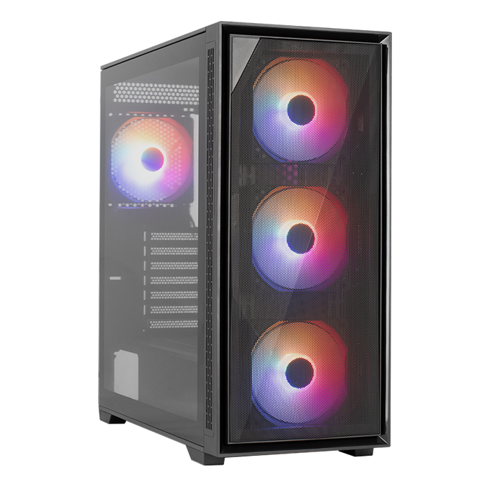 AeroCool Geoflow boîtier PC moyen tour noir