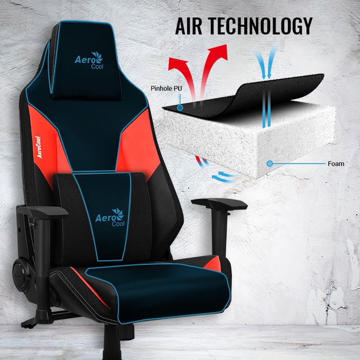AeroCool Admiral chaise gaming ergonomique inclinable