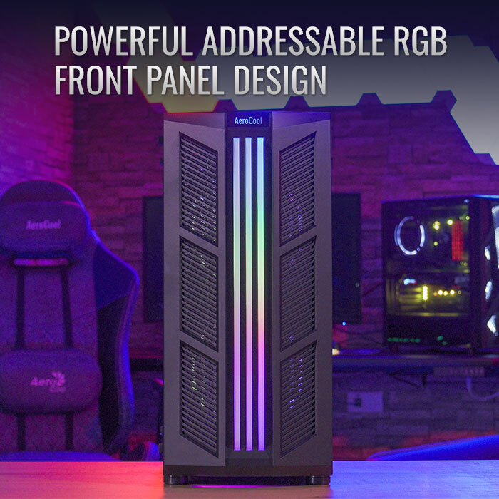 AeroCool Prime ARGB boîtier PC moyen tour ARGB