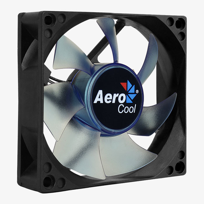 AeroCool Motion 8 Blue ventilateur PC 8 cm LED bleue