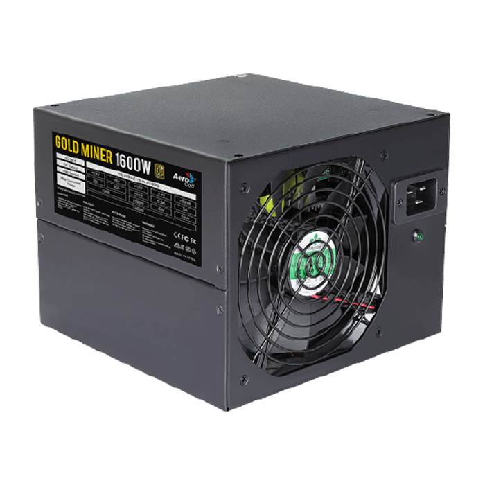 AeroCool Gold Miner 1600W alimentation minage 24/7
