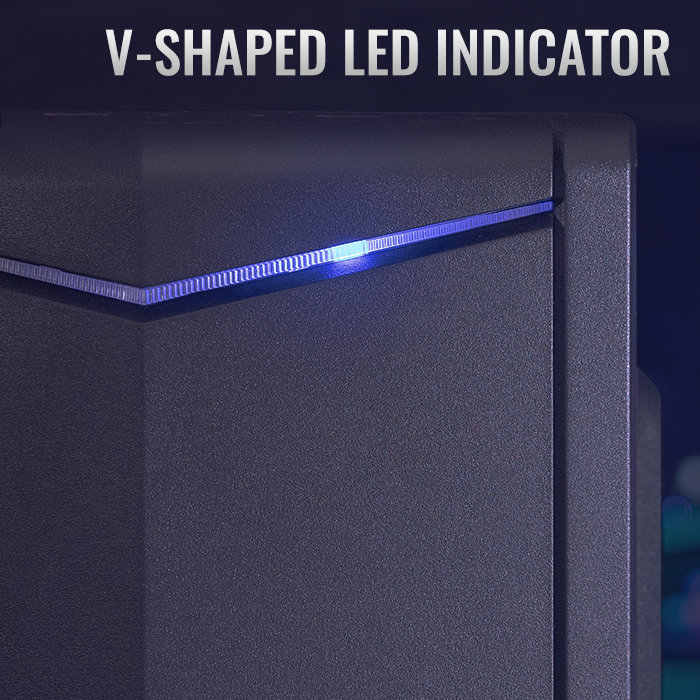 AeroCool Tomahawk boîtier PC moyen tour mesh LED