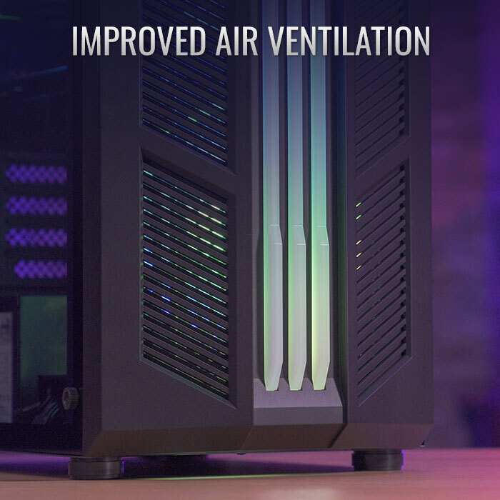 AeroCool Prime ARGB boîtier PC moyen tour ARGB